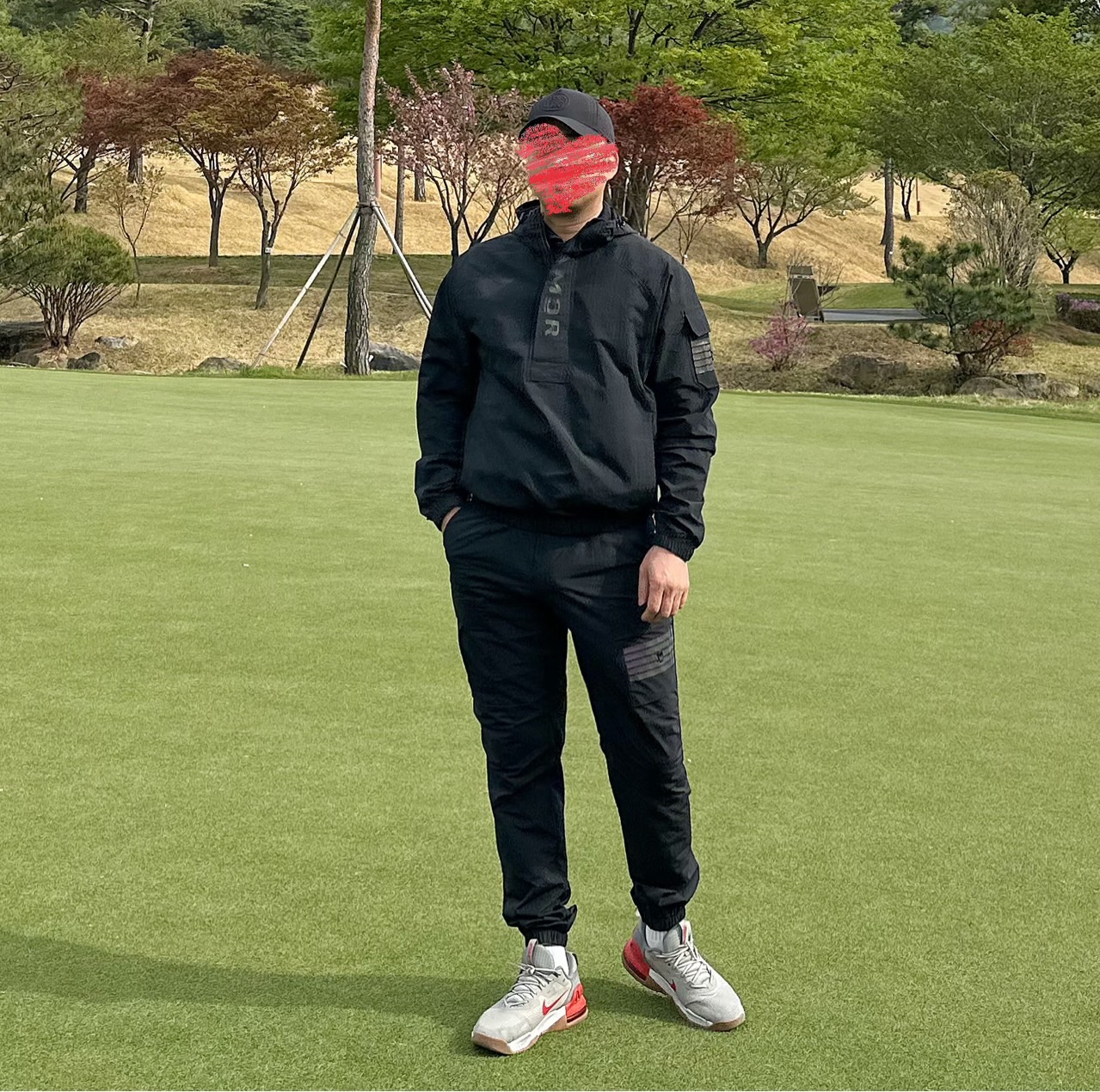 어메이징 크* 우븐 후드 아노락 트레이닝셋    (MAN)