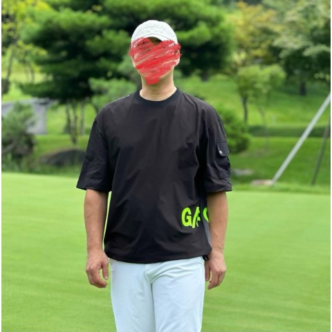 [G/FOR*]  지포* 하이브리드 우븐 믹스 오버핏 티셔츠  (MEN)