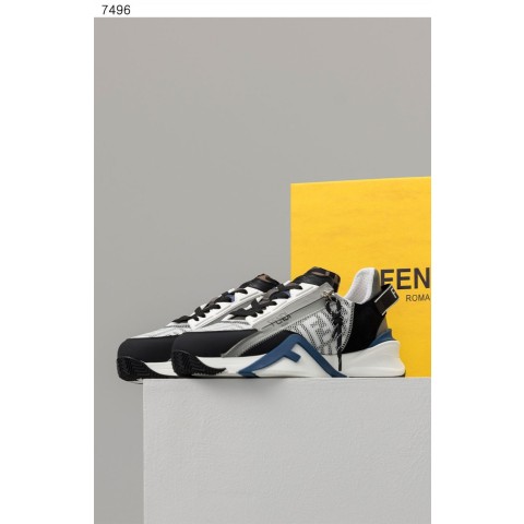[FENDI] 수입프리미엄급 펜디 플로우 레더 로우탑 스니커즈
