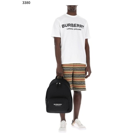 [BURBERRY] 버버리 레더 스웨이드 하우스 체크 코튼 스니커즈