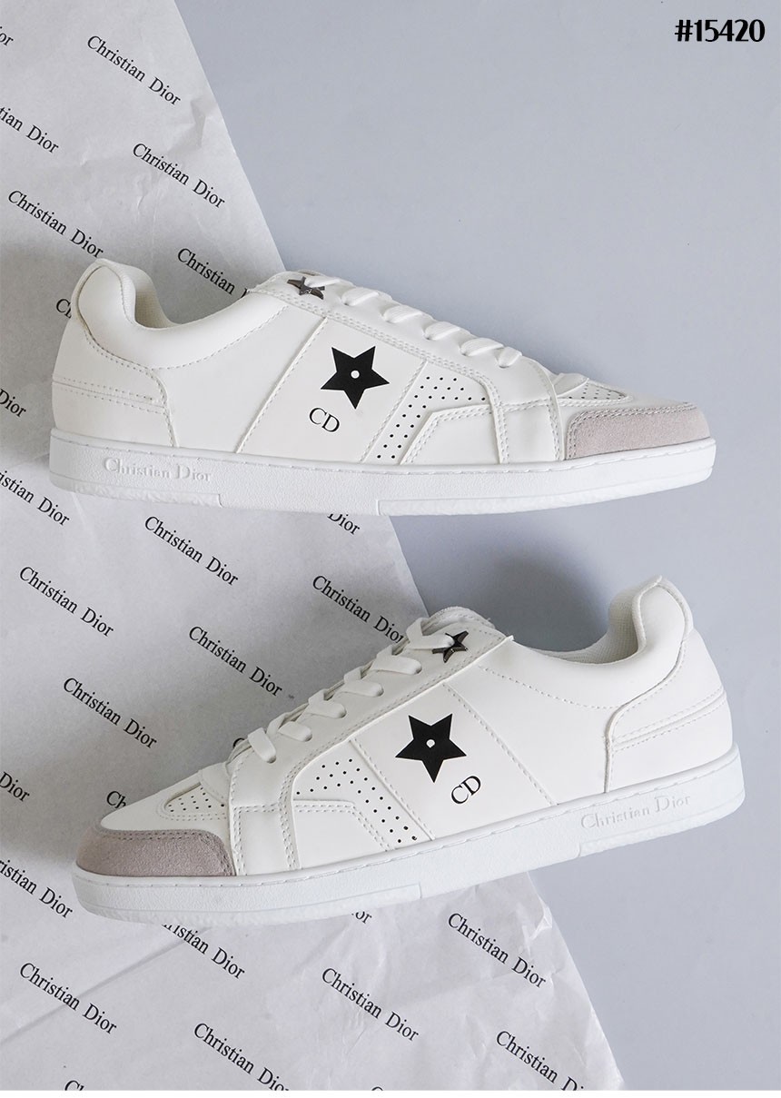 [DIOR] 크리스찬 디올 Dior Star 화이트 스니커즈