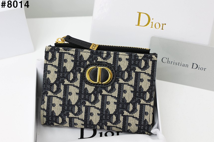 [DIOR] 크리스찬 디올 수입 30 몽테인 달리아 지퍼 반지갑