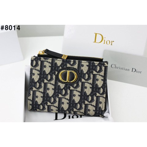 [DIOR] 크리스찬 디올 수입 30 몽테인 달리아 지퍼 반지갑