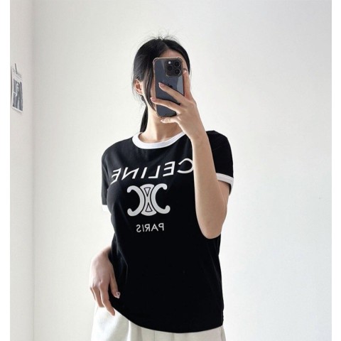 셀린느 [CELINE] 셀린느  트리오페  패치 티셔츠 신상입고
