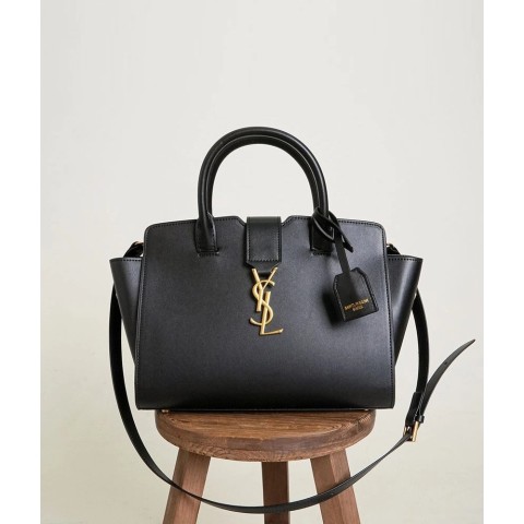 [SAINT LAURENT] 생로랑 YSL 베이비 카바스 토트 백