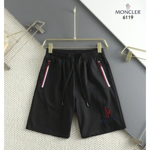 [ MONCLER 라인 로고자수 반바지]