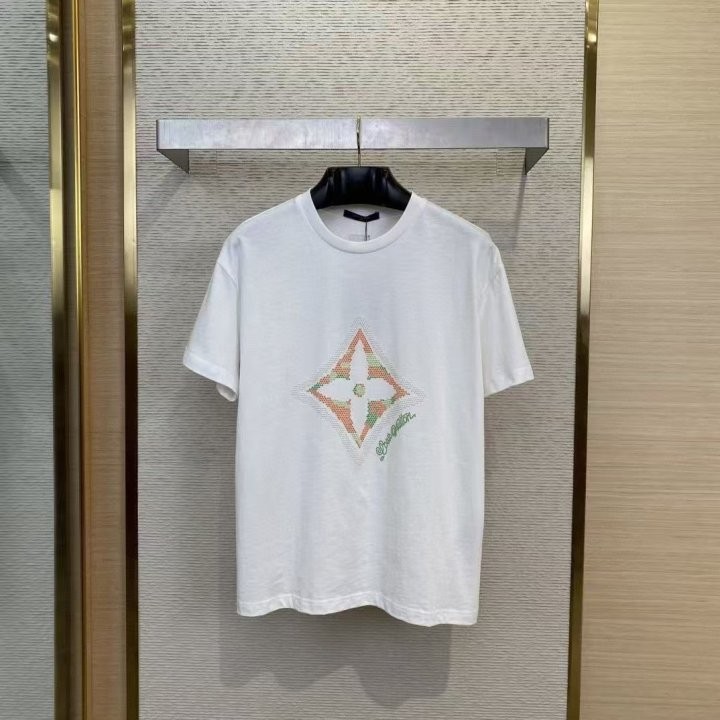 루*비통 모노그램 플라워 3D 그라디언트 프린트 티셔츠