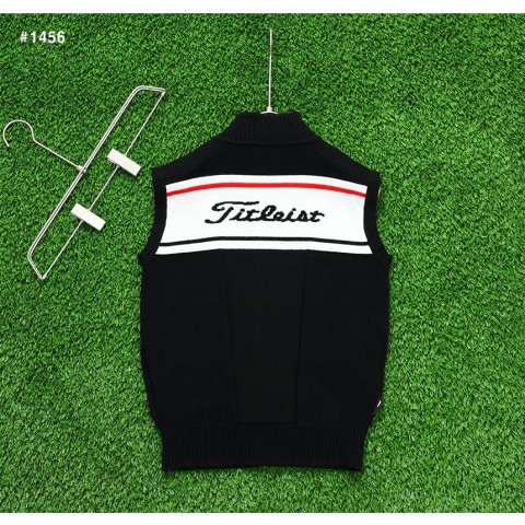 [Titleist] 타이틀리스트 투어핏 풀집업 울 니트 베스트