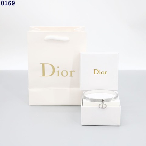 디올 CD 로고 뱅글 팔찌