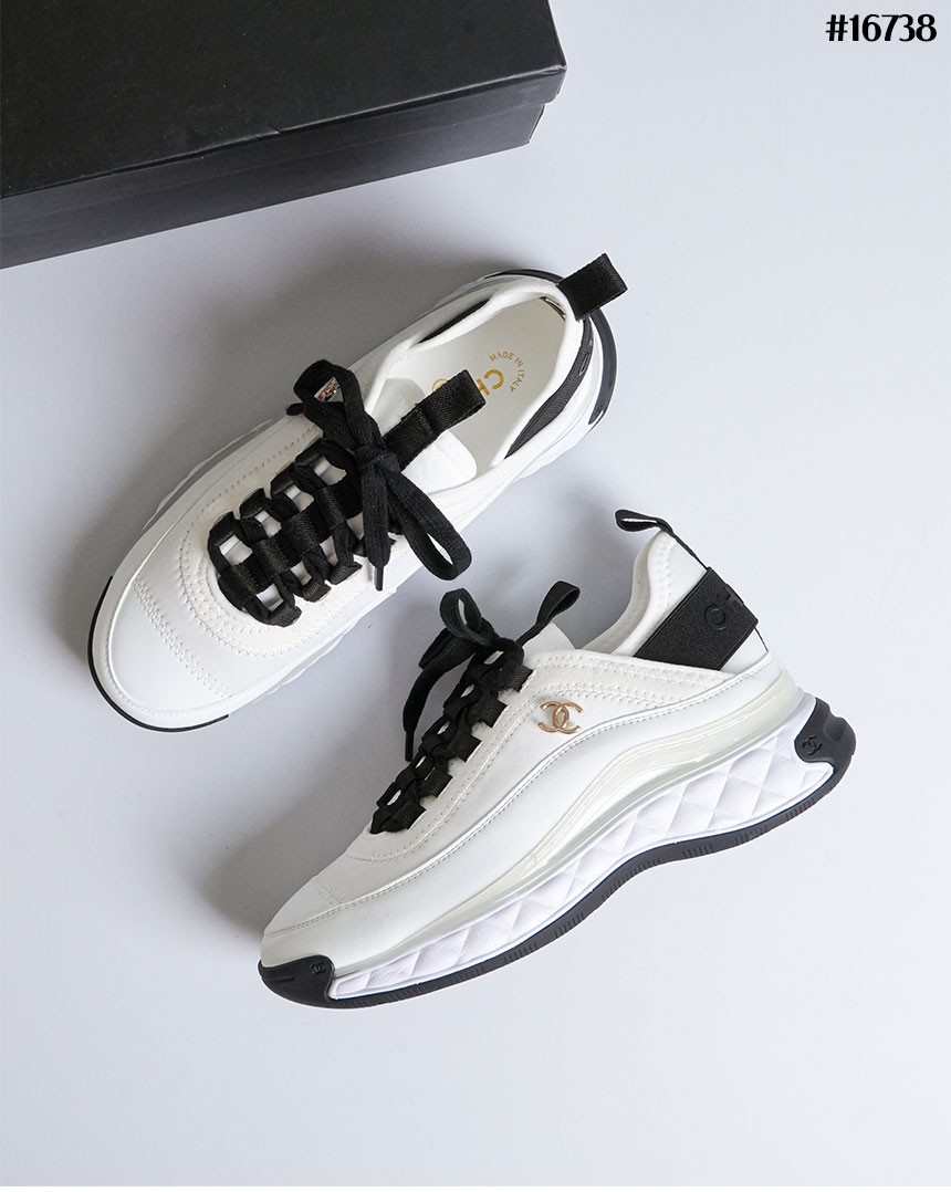[CHANEL] 샤넬 믹스드 파이버 스니커즈