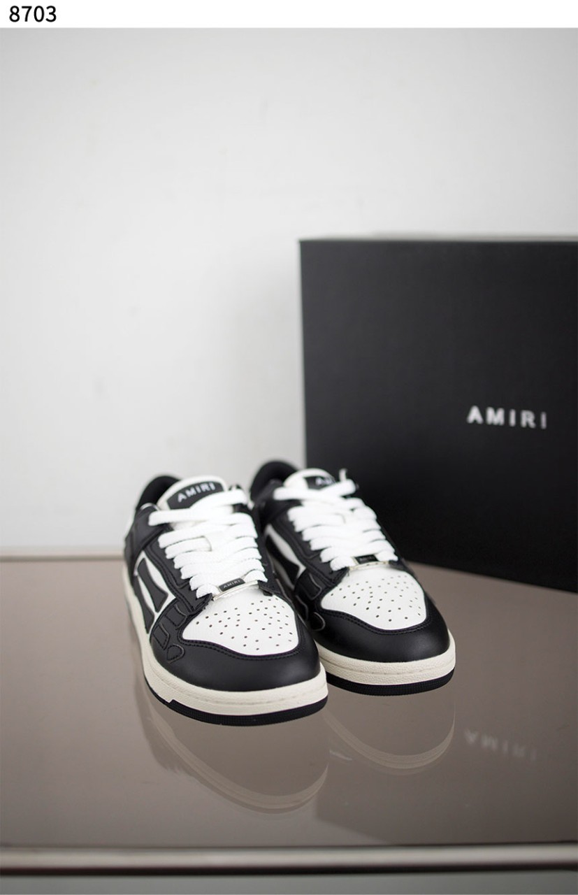 [AMIRI] 아미리 레더 배색 스니커즈