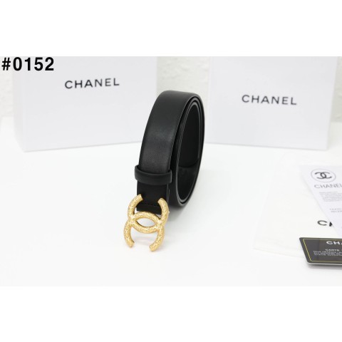 [CHANEL] 샤넬 수입 골드 CC로고 클래식 레더 벨트