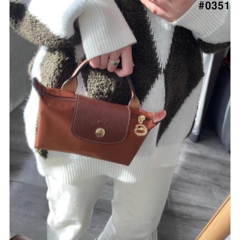 [LongChamp] 롱샴 르 플리아쥬 오리지널 핸들 파우치 토트백