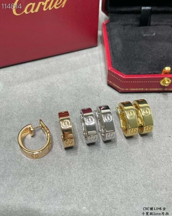 [CARTIER] 러브 스틸 이어링