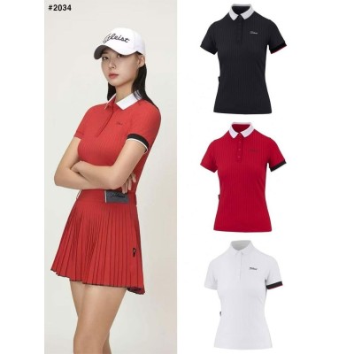 [TITLEIST] 타이틀리스트 암 포인트 베이직 로고 반팔 카라 티셔츠