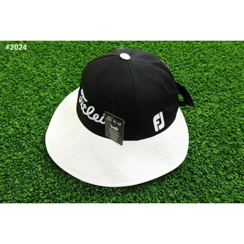 [Titleist] 타이틀리스트 베이직 로고 배색 하프 버킷햇